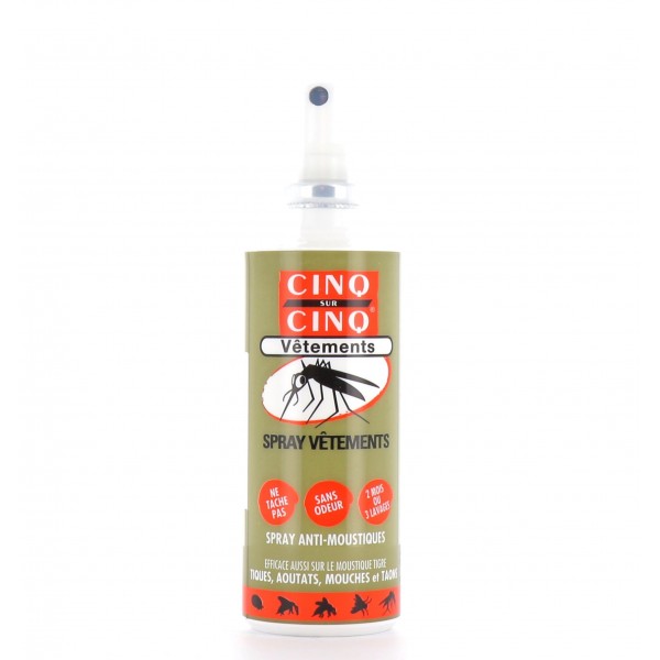 Cinq sur Cinq - Protection contre les Moustiques Spray Tropic 100