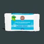 Lingettes biodégradables - Lingettes en fibres naturelles - 60 lingettes