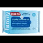 Assanis Family - Lingettes Anti-Bactériennes - 64 lingettes