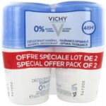 Déodorant minéral - Tolérance optimale - Lot de 2 x 50ml