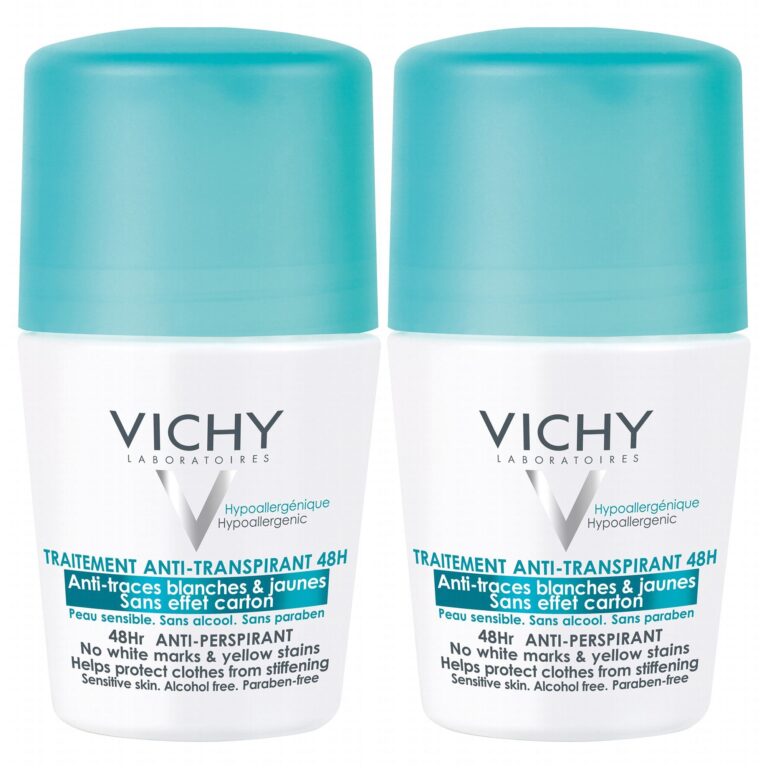 Traitement anti-transpirant - Anti-traces blanches & jaunes 48H - Lot de 2 x 50ml