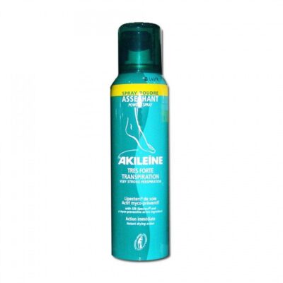 Akileïne - Spray poudre asséchant - Très forte transpiration - Action immédiate - 150ml