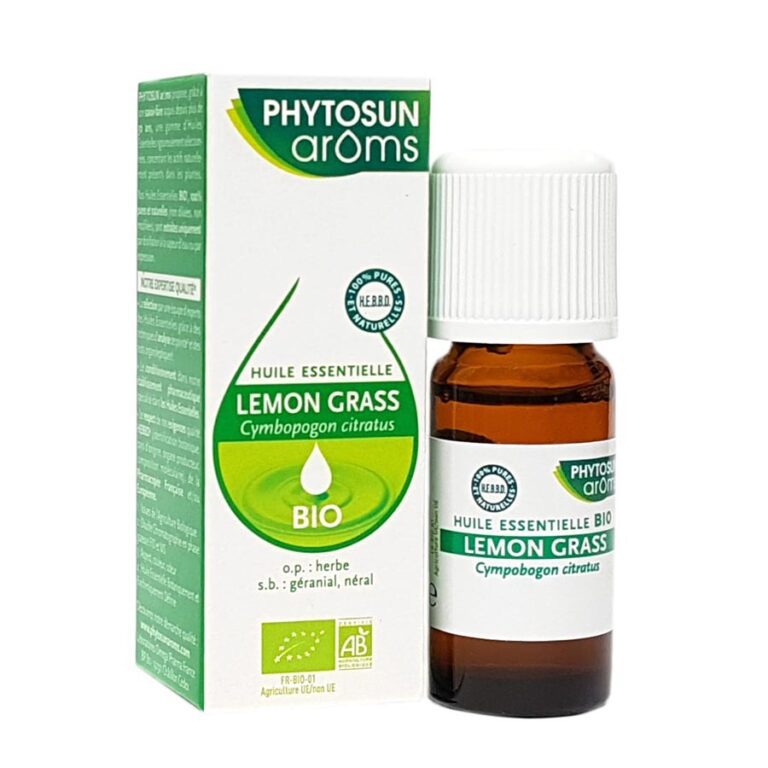 PHYTOSUN AROMS - Huile essentielle Lemon Grass - Cymbopogon citratus - 10ml