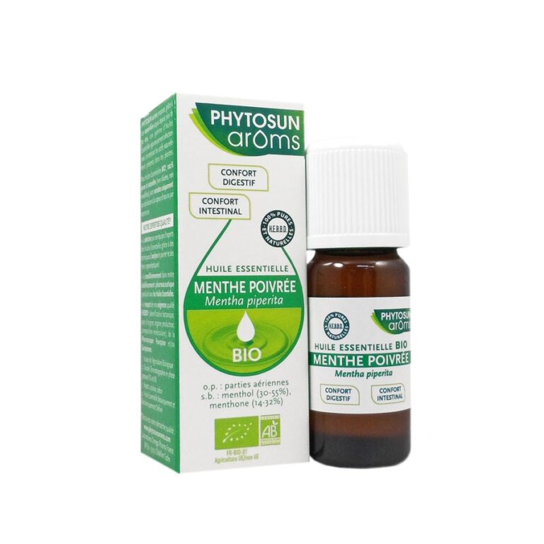 PHYTOSUN AROMS - Huile essentielle Menthe Poivrée - Mentha piperita - 10ml