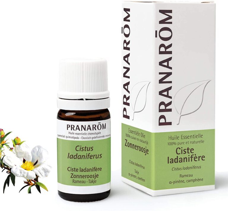 Pranarom - Huile essentielle 100% pure et naturelle - Ciste ladanifère - Cistus ladaniferus - 5ml