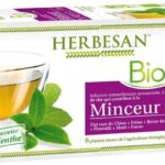 Herbesan BIO - Infusion naturellement aromatisée - Minceur - Saveur menthe - 20 sachets