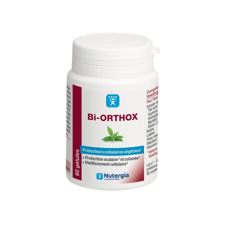 BI-ORTHOX - Protecteurs cellulaires végétaux - Vieillissement, cellules de la peau et des yeux - 60 gélules