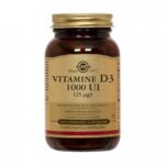 Solgar - Vitamine D3 1000UI - Maintien des os et des dents - Complément alimentaire - 100 comprimés à croquer