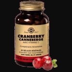 Solgar - Cranberry canneberge avec vitamine C - Complément alimentaire - 60 gélules végétales