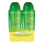 Bioderma - Nodé Shampoing Fluide Non Détergent Lot de 2 x 400 ml