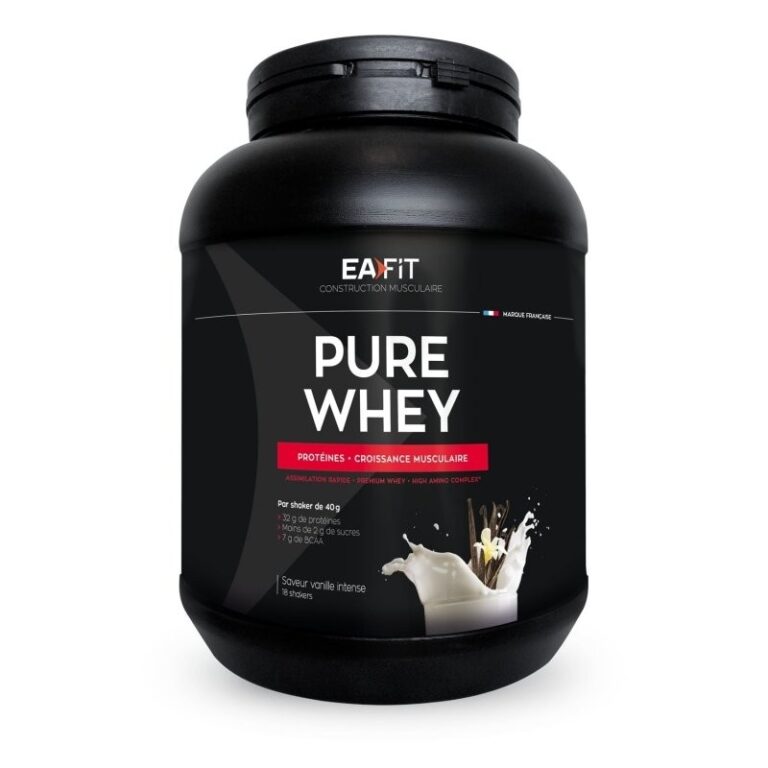 Pure Whey Croissance Musculaire Goût Vanille - 750g