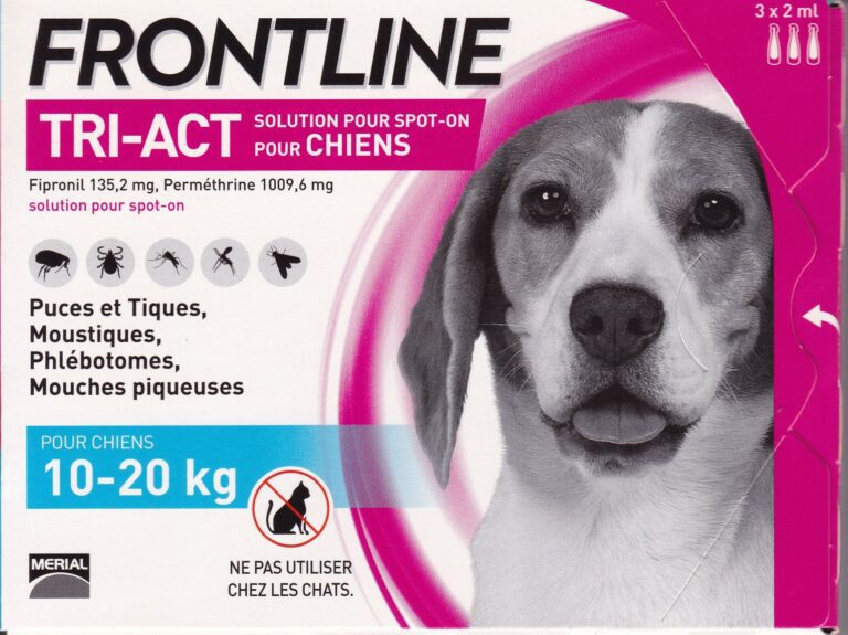 Frontline - TRI-ACT pour Chiens - 3 pipettes de 2ml