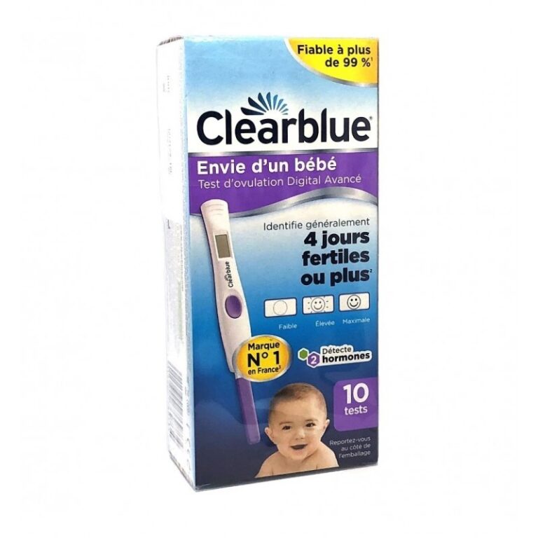 Test d'Ovulation Digital Clearblue Avancé - 10 Tests