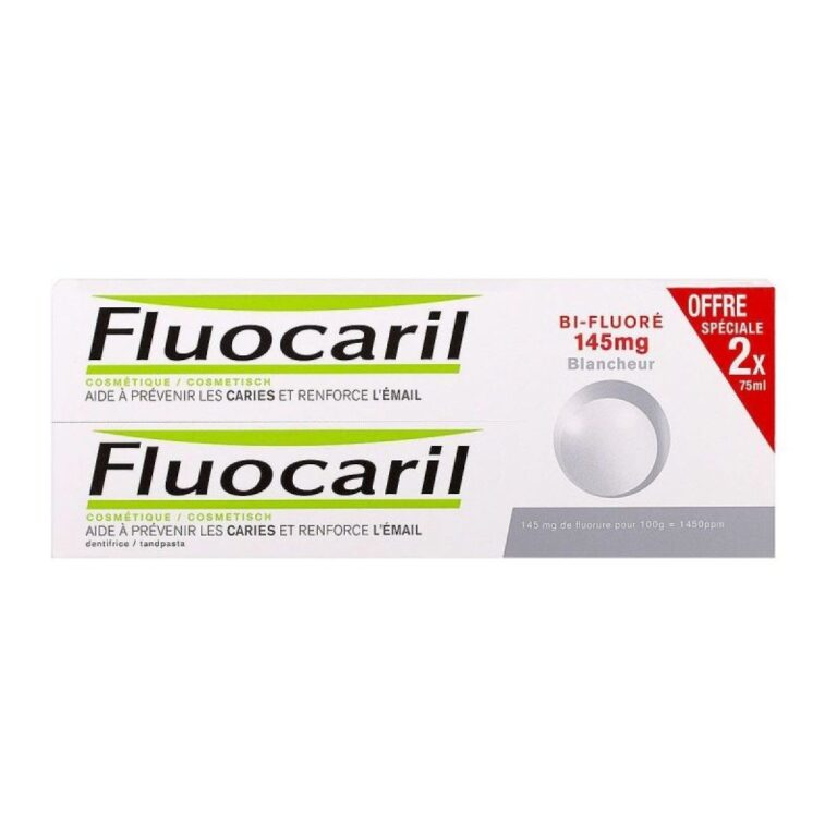 FLUOCARIL Bi-Fluo 145mg Blancheur Pâte - Lot de 2x75ml