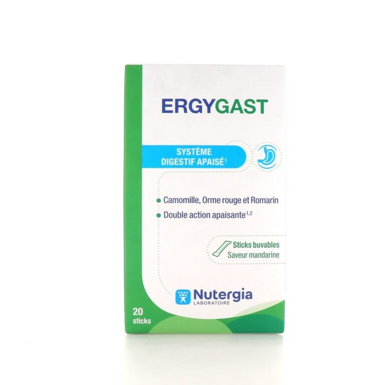 Nutergia Ergygast Système Digestif - 20 Sticks