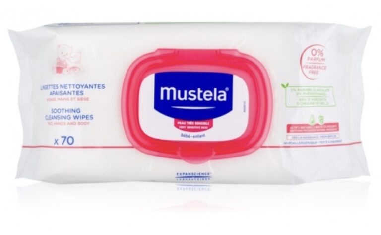 Lingettes Nettoyantes Apaisantes Sans Rinçage - 70 lingettes