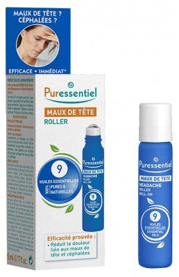 Maux de Tête - Roller aux 9 Huiles Essentielles - 5ml