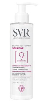 SVR - Nettoyant démaquillant sensifine visage, yeux et lèvres 200ml