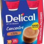 Delical - Boisson concentré HP HC goût café 4x200ml