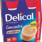 Delical - Boisson concentré HP HC goût noisette 4x200ml