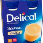 Delical - Boisson lactée HP HC goût vanille 4x200ml