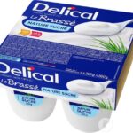Delical - Brassé HP HC goût nature sucré 4x200g