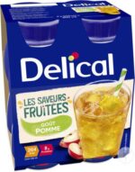 Delical - Boisson fruitée goût pomme 4x200ml