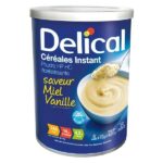 Delical - Céréales instant HP HC goût miel-vanille 420g