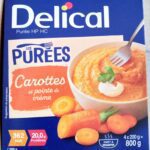 Delical - Purée HP HC carottes et pointe de crème 4x200g