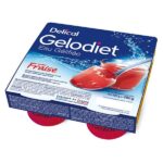 Delical - Gelodiet eau gélifiée goût fraise 4x120g