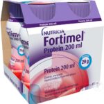 Fortimel - Protein Complément Nutritionnel Arôme Fraise Givrée Bouteilles 4x200ml