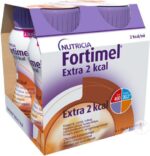 Fortimel - Extra 2Kcal Complément Nutritionnel Oral Arôme Chocolat-Caramel Flacons 4x200ml
