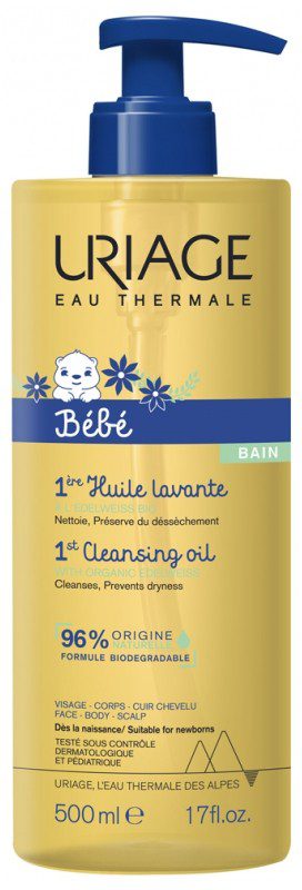 Uriage - Bébé 1ère Huile Lavante 500 ml