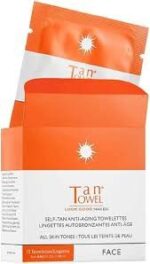TanTowel - Serviettes de bronzage pour le visage