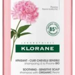 Klorane - Apaisant - Cuir Chevelu Sensible Shampoing à la Pivoine Bio 400 ml