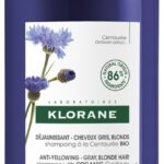 Klorane - Shampoing Déjaunissant Cheveux Gris et Blonds 200 ml