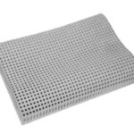 Biosynex - Oreiller ergonomique à mémoire gris - 40 × 60 cm