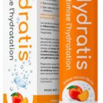 Hydratis - Solution d'Hydratation 20 Pastilles Effervescentes - Arôme : Pêche