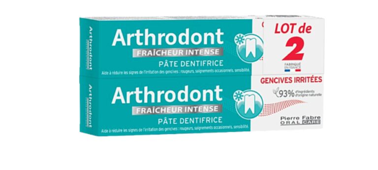 Arthrodont - Dentifrice Fraicheur Intense Duos 2 x 75ml