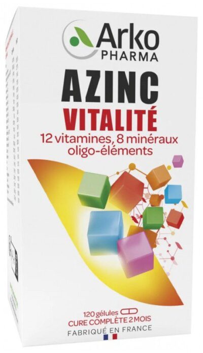 Arkopharma - Azinc Vitalité 120 Gélules