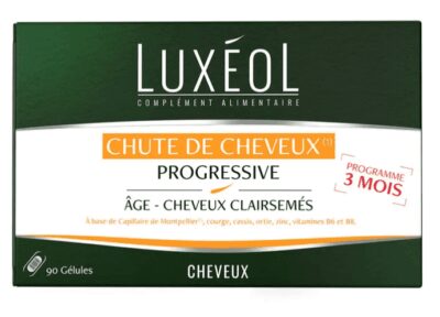 Luxeol - Chute de Cheveux Progressive 3 mois 90 gélules