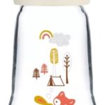 Mam - Biberon Verre Premium 260 ml 2 Mois et + Débit 2