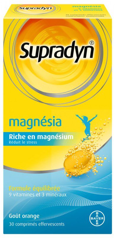 Supradyn - Magnésia 30 Comprimés Effervescents