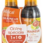 Milical - Draineur Minceur Ultra Lot de 2 x 500 ml - Saveur : Agrumes