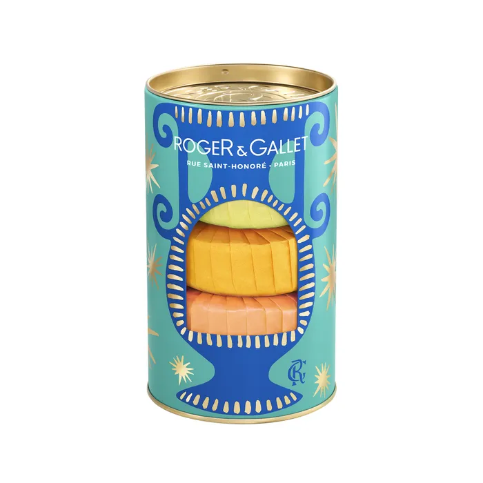 roger gallet coffret noel 3 savons bienfaisants 100g vanille soleil neroli fleur osmanthus boticinal