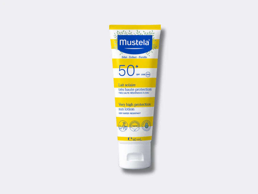 Lait solaire 40 ml famille mustela